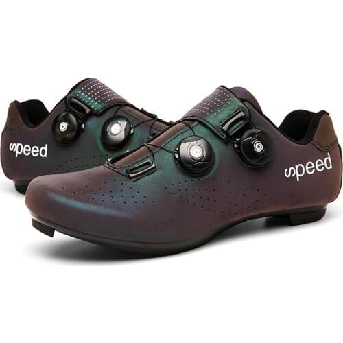 Road lock lock-free cycling shoes mens shoes four seasons bicycle shoes mountain bike women leisure competition road bikes