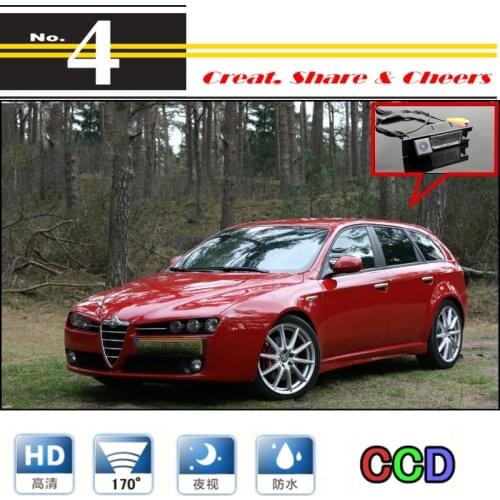 For Alfa Romeo AR 159 AR159 Car Camera High Quality Rear View Back Up Waterproof Camera For PAL / NTSC Use | CCD + RCA Connector