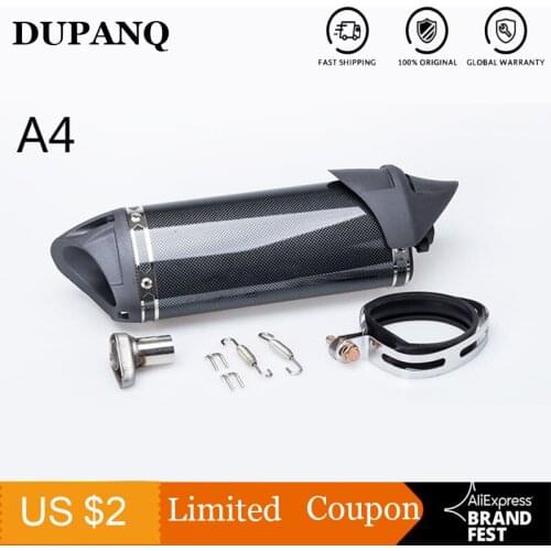 35MM Motorcycle Exhaust Pipe with Muffler Moto Bike Pot Escape for Yamaha Honda Kawasaki Ducati Slip-on