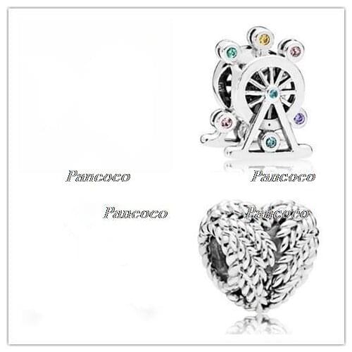 925 Sterling Silver Charm Diney Eeyore Christmas Charm Beads Fit Women Pandora Bracelet & Necklace Jewelry