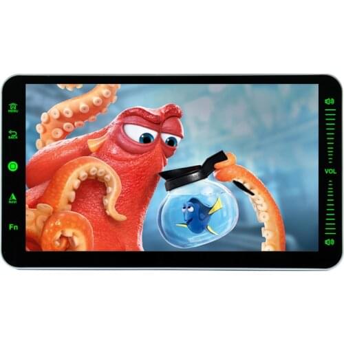 1 Din Car Video Player Multimedia Radio Stereo Android 10 Autoradio GPS Steering Wheel Control Split Screen Detachable Panel