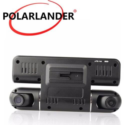 360 Degree Dash Cam Outside Inside both Recording Left 1080P Right 480P Driving Video Recorder i4000 Car DVR Dual Lens