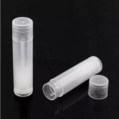5PCS Lipstick Tube Lip Balm Containers Empty Cosmetic Containers Lotion Container Glue Stick Clear Travel Bottle