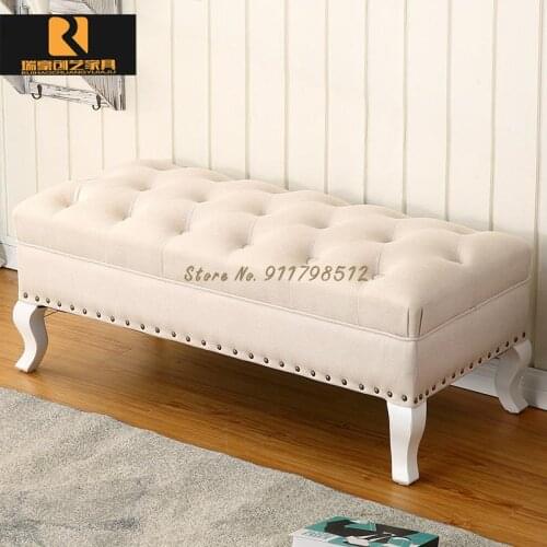 American sofa stool living room sofa footstool footrest footrest bed foot stool entrance hall try shoe replacement stool technol