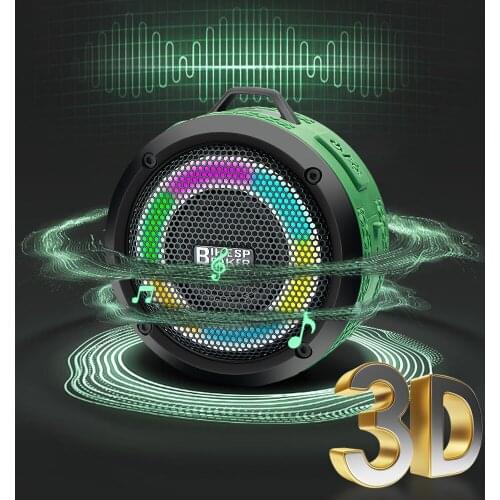 Wireless Bluetooth speaker subwoofer outdoor portable Waterproof boombox stereo Sound box quality with mic