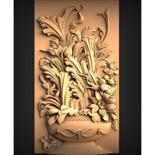 STL Model Flower for CNC Router 3D Printer Artcam Aspire Bas Relief