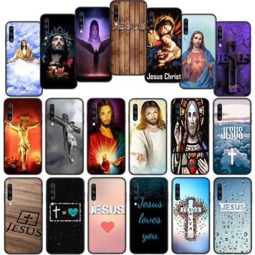 Divine Mercy Jesus Cross Soft Cover Case for Samsung Galaxy S20fe S21 Plus A02 A12 A32 A52 A72 F62 M02 M62 Ultra Cover