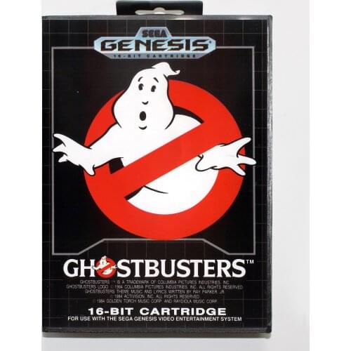 Ghostbusters 16bit MD Game Card For Sega Mega Drive/ Genesis with Retail Box