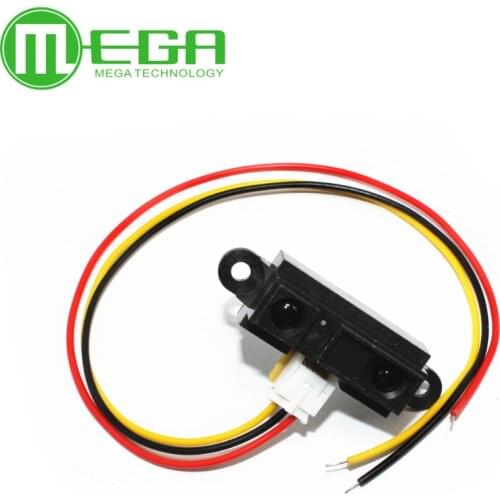 10pcs new GP2Y0A21YK0F 2Y0A21 10-80cm Infrared distance sensor INCLUDING WIRES