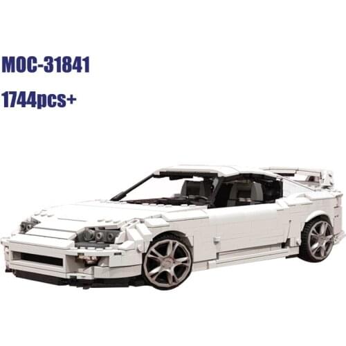 MOC A80 Super Sports Car Building Blocks Model Super Racing Cars Vehicle Model Bricks Idea Toy For Toys Best Gifts Idea