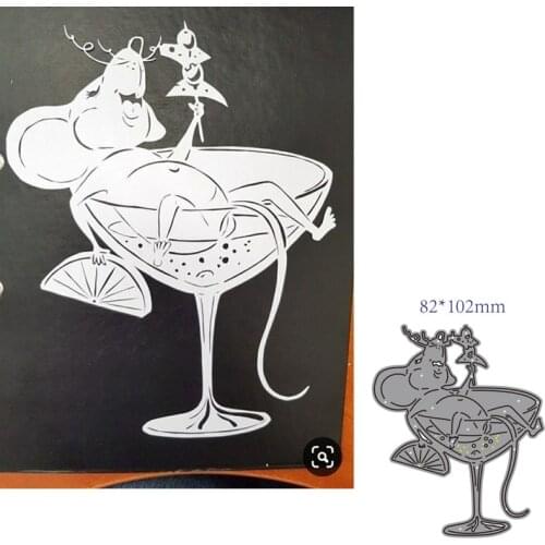 Metal cutting dies cut die mold Animal mouse decoration Scrapbook paper craft knife mould blade punch stencils dies