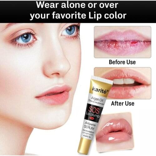 Instant Volumising Lip Plumper Collagen Lip Plumping Gloss Lip Repair Extreme Lips Volume Essence Moisturizer Enhancer Cosm B1M2