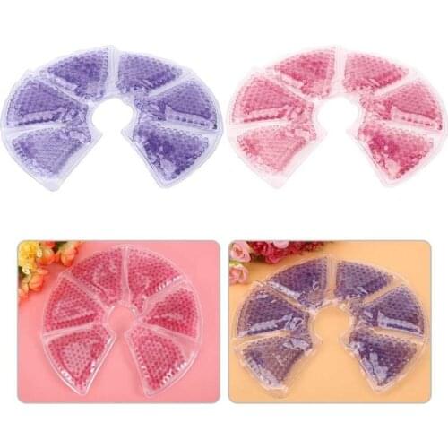 2Pcs Reusable Nursing Pads 3 in 1 Breast Therapy Pad Hot & Cold Use for Nursing Mothers Reusable Breast Care Pad Nursing Mother