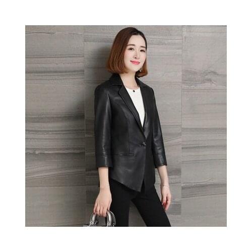 Fashion New Genuine Sheep Leather Jacket H5566