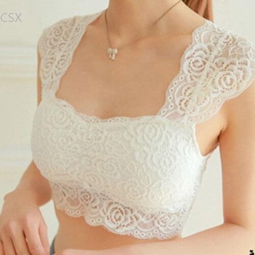 MwOiiOwM Drop shipping 2018 new arrival Sexy Lady Womens Stretch Lace Boob Tube Take Top Bandeau Bra wholesales 36
