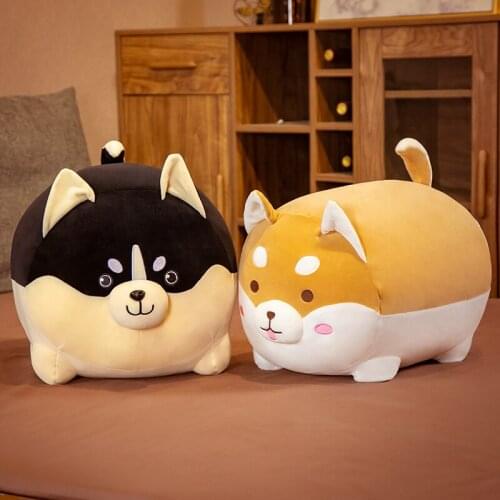 New 40/50cm Cute Shiba Inu Dog Plush Toys Stuffed Soft Doggy Animal Pillow Christmas Gift for Kids Kawaii Valentines Present