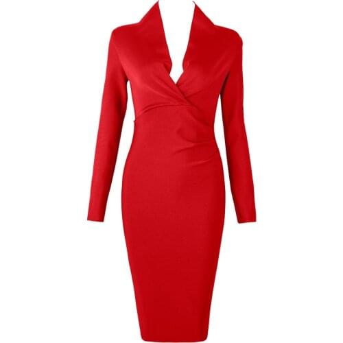 Long Sleeve Dress Bandage Dress Woman Vestido Sexy Clothes Summer Dress 2019 Autumn Dress Women Ladies Dresses New Clothes
