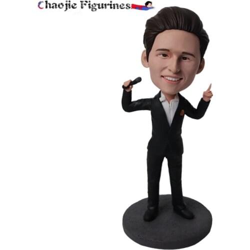 Make A Variety Of Plot Funny Birthday Cake Decoration Gift Party Like Decoration Personalized Custom Photo Mini Statue