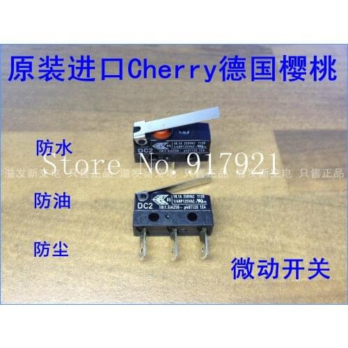 [ZOB] Germany imported Cherry cherry micro switch DC2 waterproof and dustproof with handle swing rod 3 foot stroke button --50p