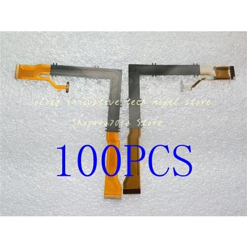 100PCS Shaft Rotating LCD Flex Cable For CASIO Exilim EX-ZR3500 EX-ZR2000 ZR2000 ZR3500 Digital Camera Repair Part (Not with IC)