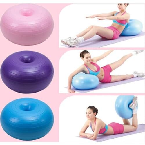 Balance Training Ball Stable Lightweight Donut Trainer Portable Exercise Yoga Gym Home Strength Fitness Ball Fitness Accessories