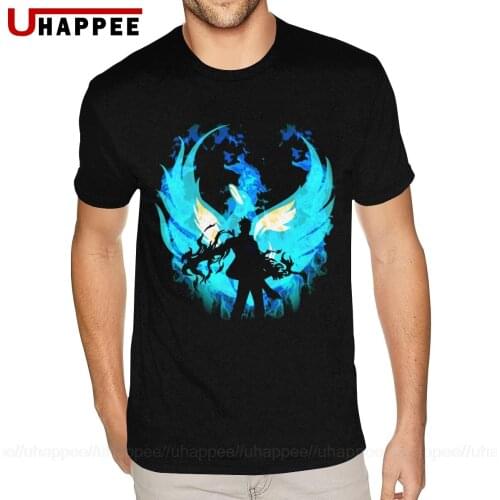 Custom Marco The Phoenix One Piece Tees Mens Top Quality Short Sleeves Blue Crew Tee Shirt