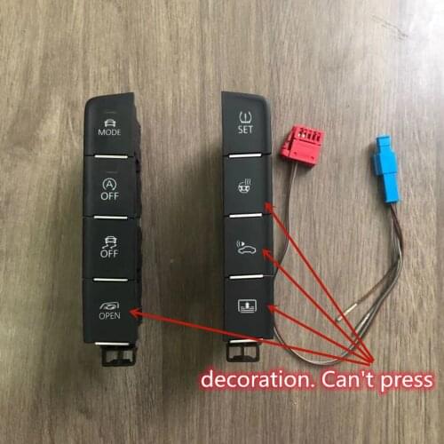 For VW Passat B8 arteon central switch decorative switch