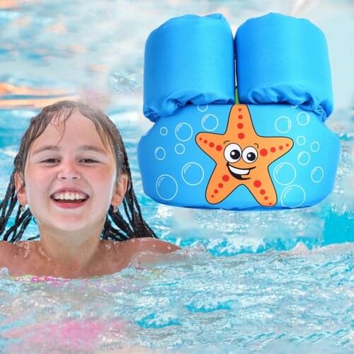 Kids Swimming Floaties Ring Arm Sleeve Swim Floating Armbands Not Inflatable Safety Gear Foam Swimming Training Pool Accessories