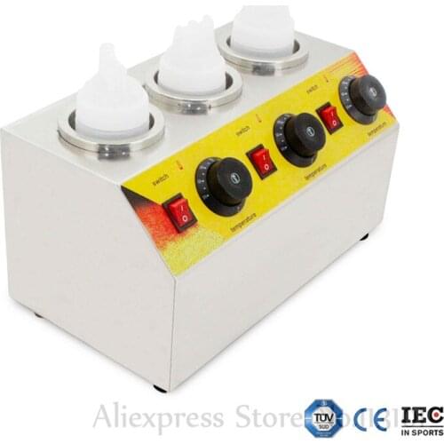 Electric Hot Sauce Filling Bottles Warmer 110v 220v Commercial Jam Hot Chocolate Heating Sauce Warmer Bottles Machine CE 0.6kw