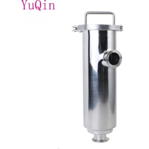 25/38/51mm Sanitary Angle Filter Tri Clamp Strainer Stainless Steel SS304 Food Grade Filter