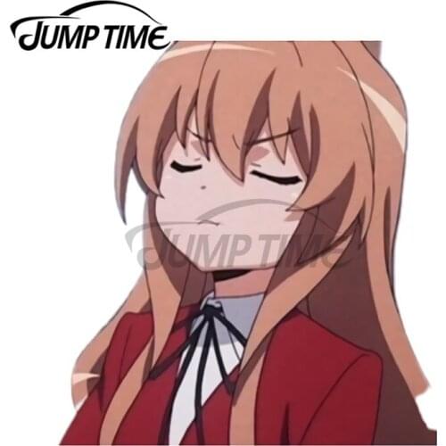JumpTime 13 x 11.8cm Toradora Taiga Aisaka Truck Decal DIY Anime JDM Car Stickers for Custom Printing JDM Waterproof Decoration