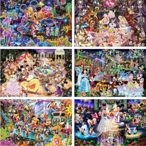 Canvas Painting Disney Cartoon Minnie and Mickey Mouse Wall Art Print Posters Prints Nordic Wall Picture For Room Decoration