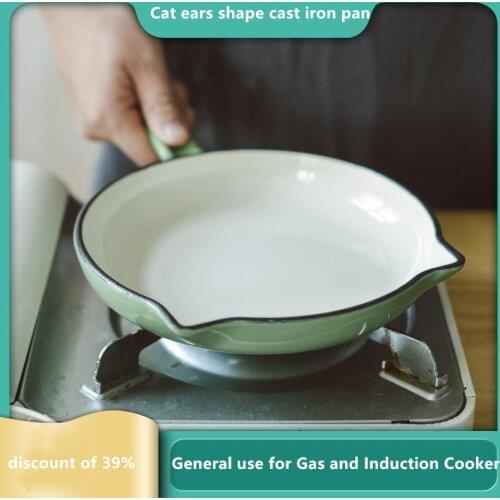 21cm cookware Pots for kitchen utensils pans Cauldron Cast Iron Grill Frying Pan Nonstick pan Cooking pots Enamel pots and pans