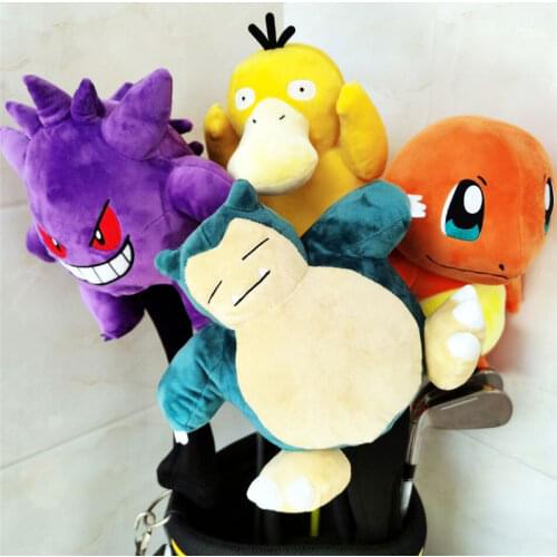 Cartoon Golf Club Wood Headcovers Driver Fairway Woods cover Head Covers Set Protector Golf Accessories