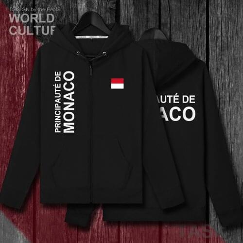 Principality of Monaco MCO MC mens fleeces hoodies winter jacket men jackets and coats clothes casual nation country tracksuit