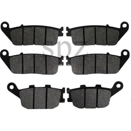Motorcycle Front + Rear Brake Pads Disks for Honda CBF 600 S (4/5/8/9)(Non AB)(04-09) CBF600 LT226-226-174