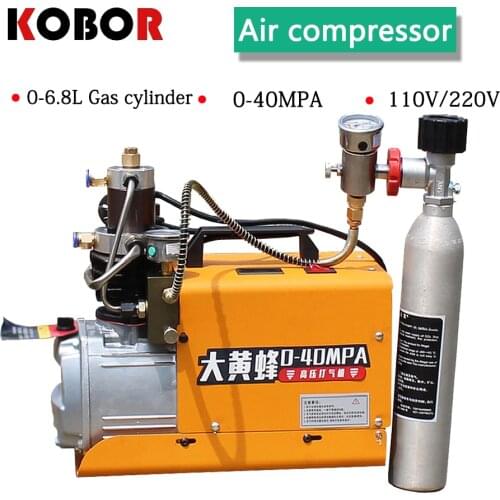 Pcp air gun Inflator 300bar 30mpa 4500psi 110v 220v Electric High Pressure Air Pump Air Compressor Pneumatic Scuba Rifle