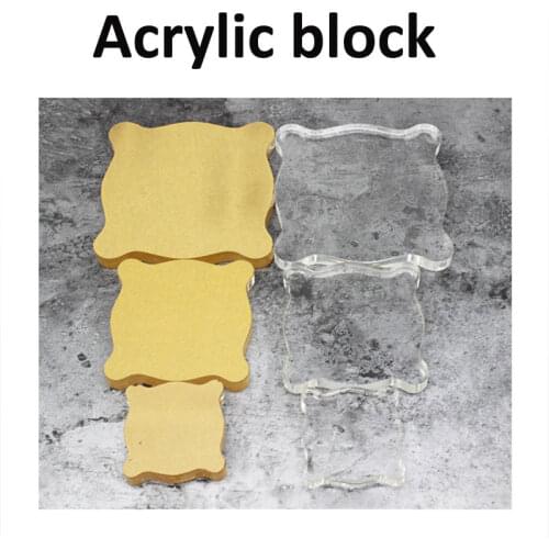 Clear Rubber Stamps Acrylic Block For DIY Handle Stamping Photo Album Scrapbooking Transparent stamp weihnachten