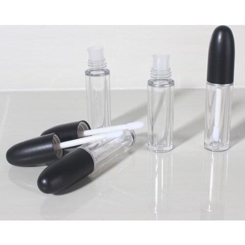 Bullet Shape Empty Elegant Lipgloss Plumper Tube DIY Plastic Clear Liquid Lipstick Batom Face Maquiagem Packing Bottle 20pcs/lot