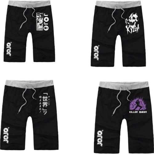 Anime JoJos Bizarre Adventure Jonathan Joestar Dio Brando Cosplay costume shorts cotton summer men pants