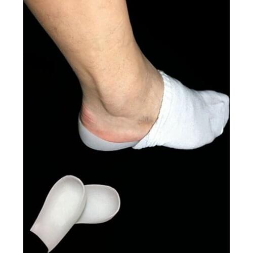 Silicone invisible heightening Forefoot Falt foot High heel Arch Support insoles pads Insert Cushion 1pair=2pcs BJ263363