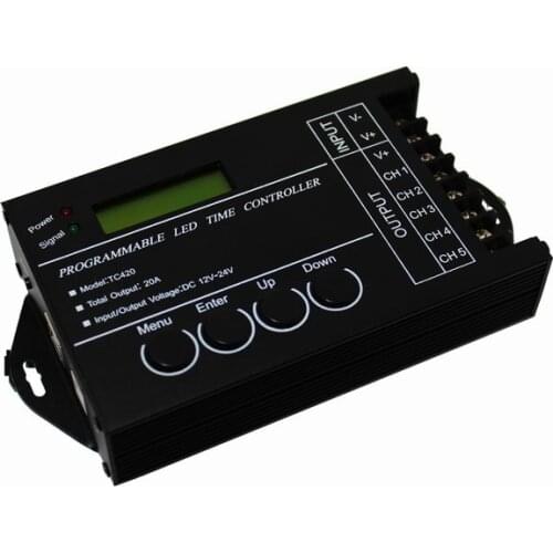 TC420;Programmable time led controller;can customize schedule mode by PC with USB port