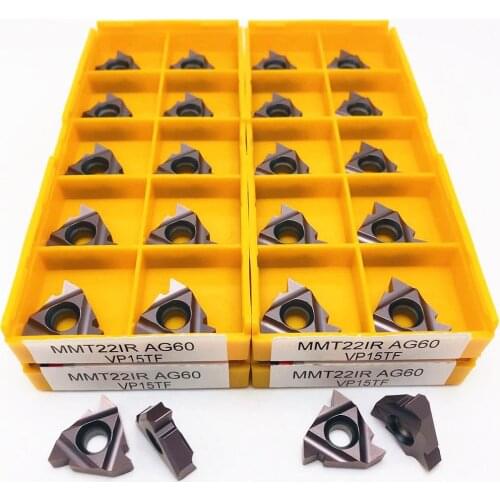 Carbide inserts MMT 22IR AG60 VP15TF high-quality internal thread turning tools CNC turning tools MMT22IR AG60 lathe parts tools