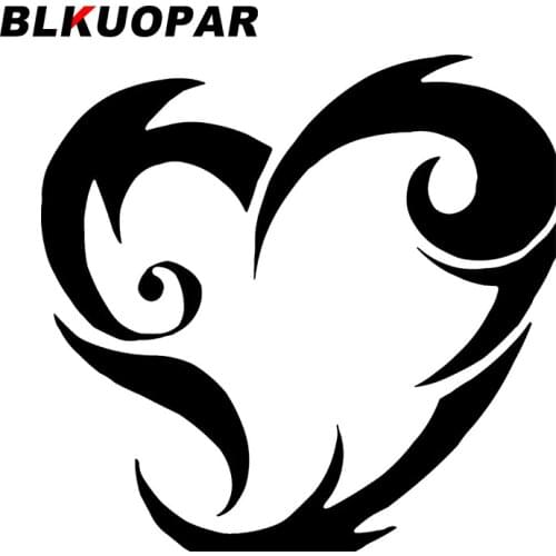 BLKUOPAR for Heart Tribal Decals Waterproof Vinyl Car Stickers Skateboard Laptop Waterproof Campervan Sunscreen Funny Decoration