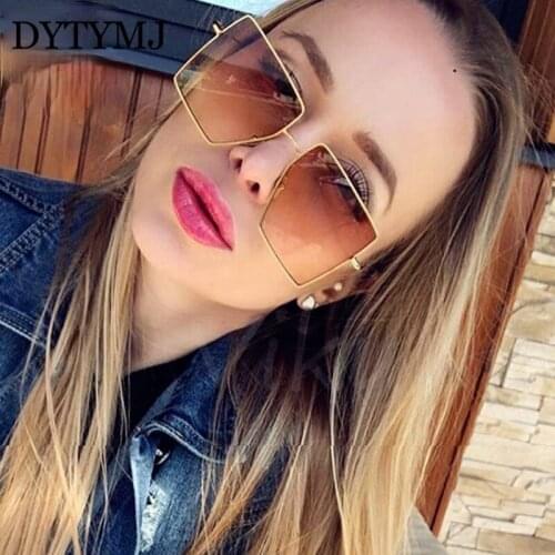 DYTYMJ Square Sunglasses Women 2021 Designer Sun Glasses For Women/Men High Quality Glasses Women Brand Oculos De Sol Feminino