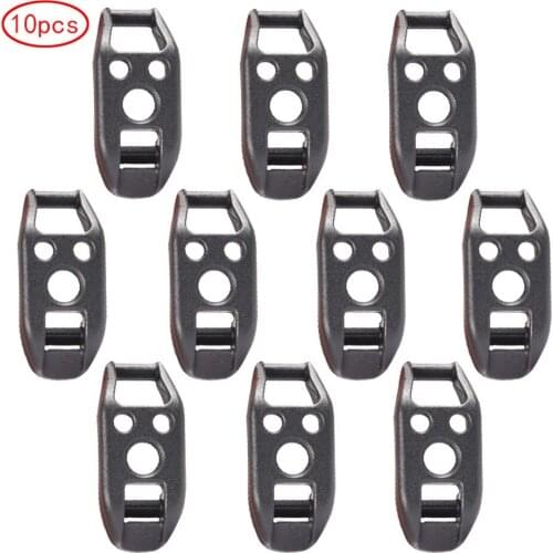 10 Pcs Tent Poles Base Fixed Buckle Plastic Accessories Canopy Pole Connector Tents Webbing Fixing Outdoor Camping Accessories