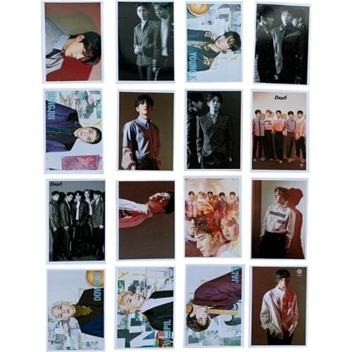 16Pcs/Set Kpop DAY6 New Album: The Demon Groups Members Photo LOMO Card Photo Postcards For Fans Collective Gift