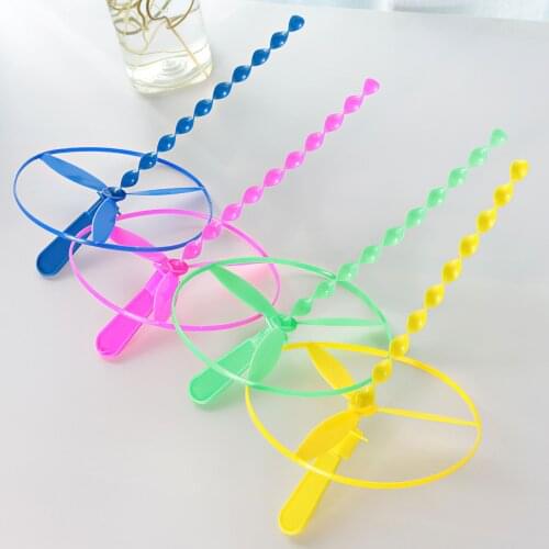 40 pcs/lot novelty Toys wholesale flying fairy flying saucer UFO flying wheel Flying gyro Hand made bamboo dragonfly gift