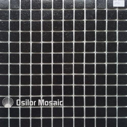 Free shipping black glass mosaic tile wall tile floor tile for bathroom and kitchen garden tile