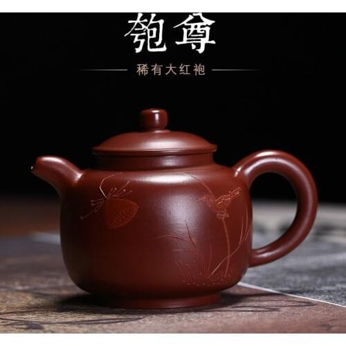 Sand tea set zhu 28-volume statue of clay pot pot of pure hand painted clay pot decals authentic tea house tea sets